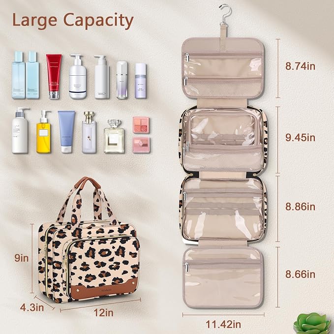 Wedama Toiletry Bag for Women, Hanging Travel Toiletry Bag - Image 4