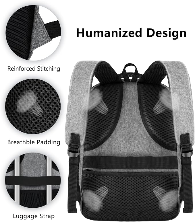 Travel Laptop Backpack, Business Carry on Backpack Flight Approved Backpack - Image 6