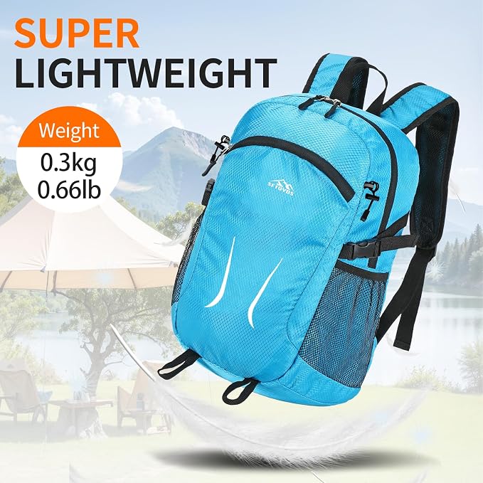 Large Hiking Daypack, 30L Waterproof Hiking Backpack Packable Lightweight - Image 6