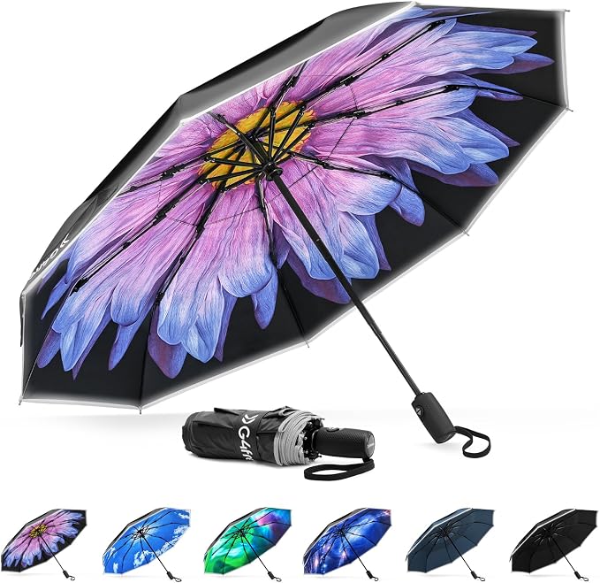 G4Free 42 Inch Eco Windproof Folding Umbrella by G4Free