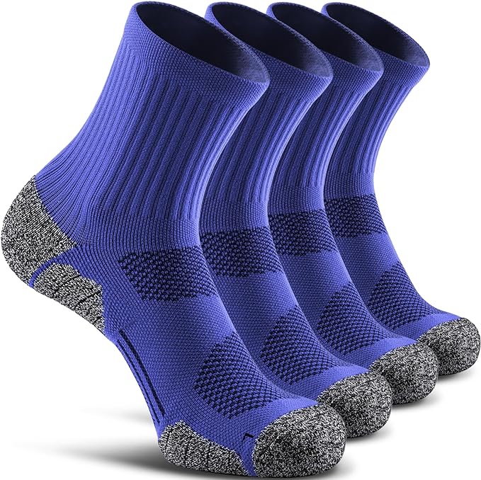 CWVLC Cushioned Compression Sport Quarter Socks by CWVLC