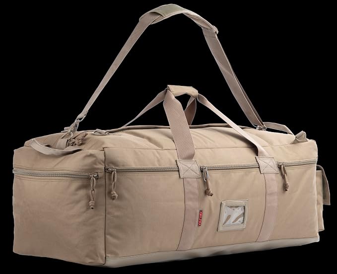 Large Military Duffle Bag Tactical Gear Load Out Bag Deployment Cargo Bag - Image 5