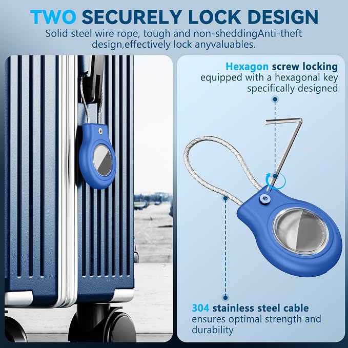Waterproof Airtag Holder, 4 Pack Airtag Case - Image 4