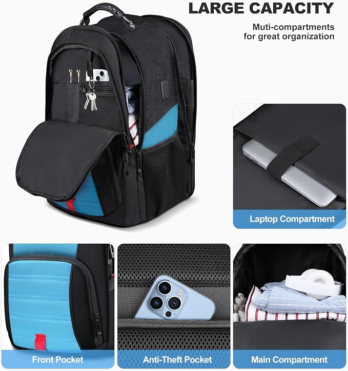 Extra Large Backpack, Travel Laptop Backpack - Image 5