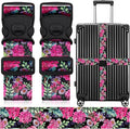 2 Pack Luggage Straps for Suitcases, Adjustable Travel Belt by ZHOMA