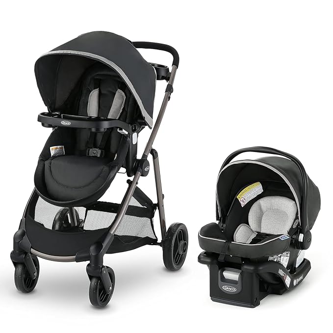 Graco Modes Pramette Travel System, 3-in1 Modular Carseat Stroller Combo by Graco