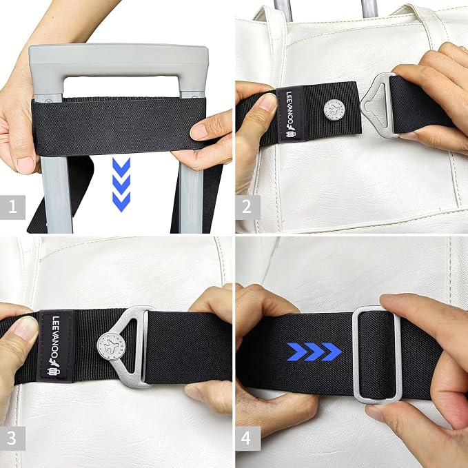 Luggage Straps for Suitcases Add a Bag Luggage Strap, 2-in-1 Travel Belt for - Image 6