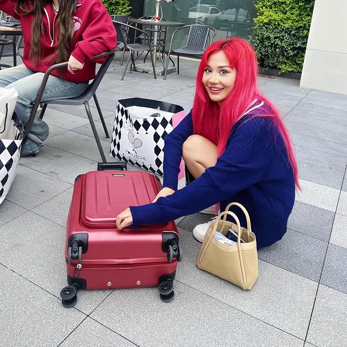 Premium Carry On Luggage, 29 Inch Top Opening Aluminum Frame Airline Approved - Image 7