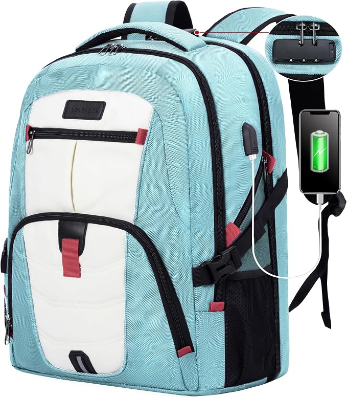 LOVEVOOK Travel Laptop Backpack Waterproof Anti Theft Backpack by LOVEVOOK