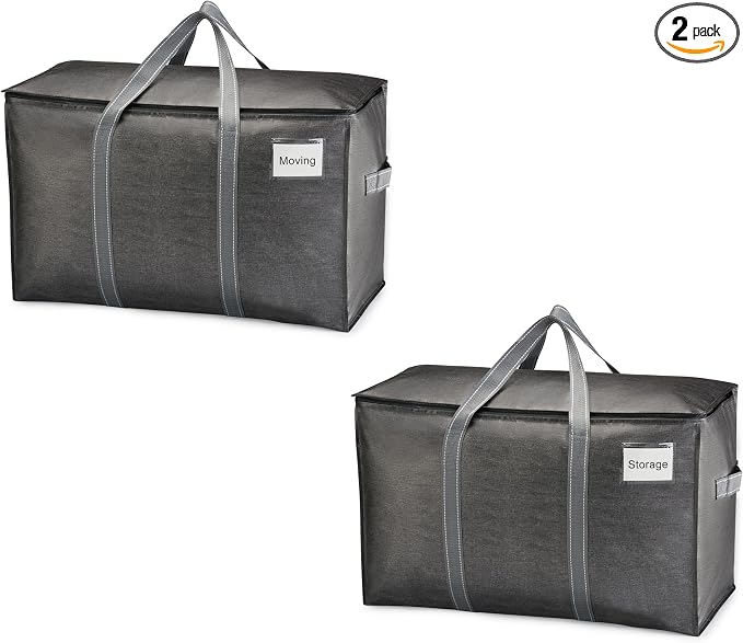 VENO 2 Pack Moving Bags, Heavy Duty, Moving Boxes Alternative, Packing Storage by Veno
