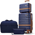 Luggage Sets 4 Piece with TSA Lock Hardside PC+ABS Carry On expandable Suitcase by Unknown