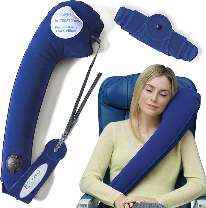 TRAVELREST Ultimate Inflatable Travel Neck & Body Pillow by travelrest