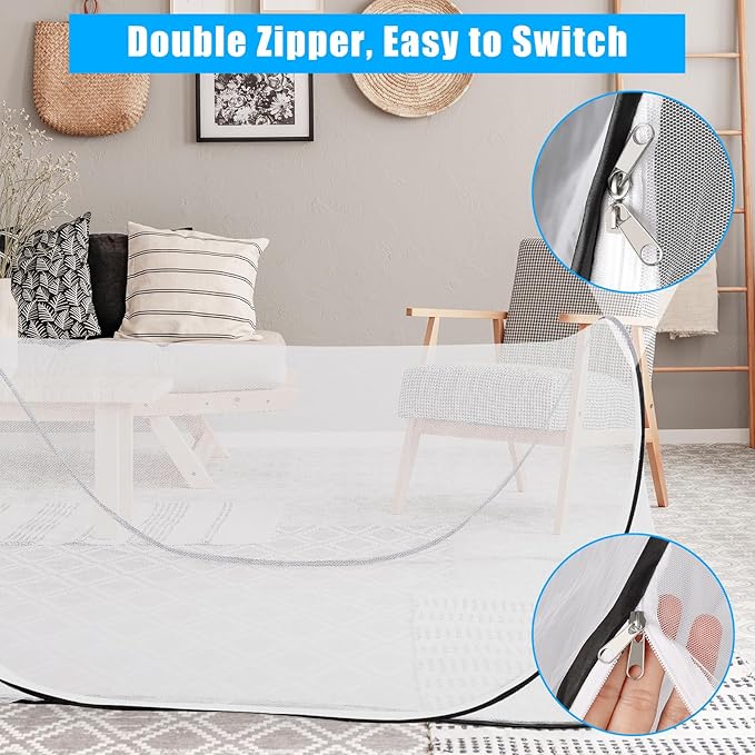 Large Pop Up Mosquito Tent, Portable Foldable Mosquito Net - Image 5