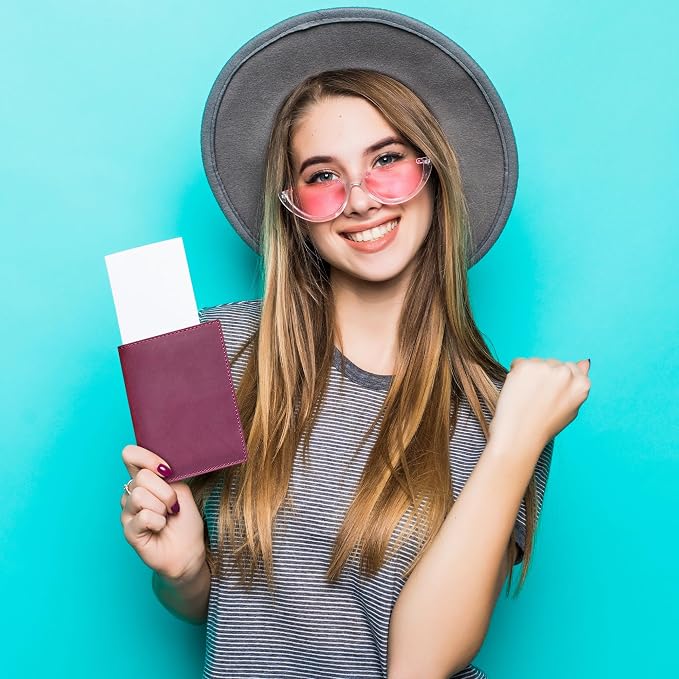 HIFA Leather Passport Holder, Handmade Passport Cover - Image 8