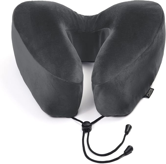 Lewis N. Clark Contoured Memory Foam Hexform Travel Cervical Neck Pillow by LewisNClark