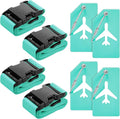 Weewooday 8 Pcs Luggage Straps Suitcase Tags Set by Weewooday