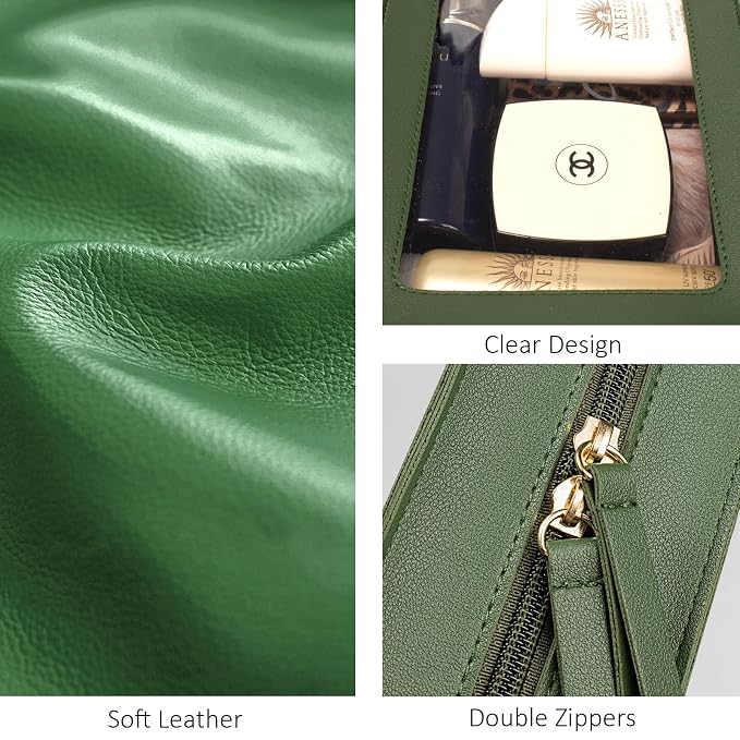 LETGO Clear Makeup Bags, TSA Approved Toiletry Bag - Image 4