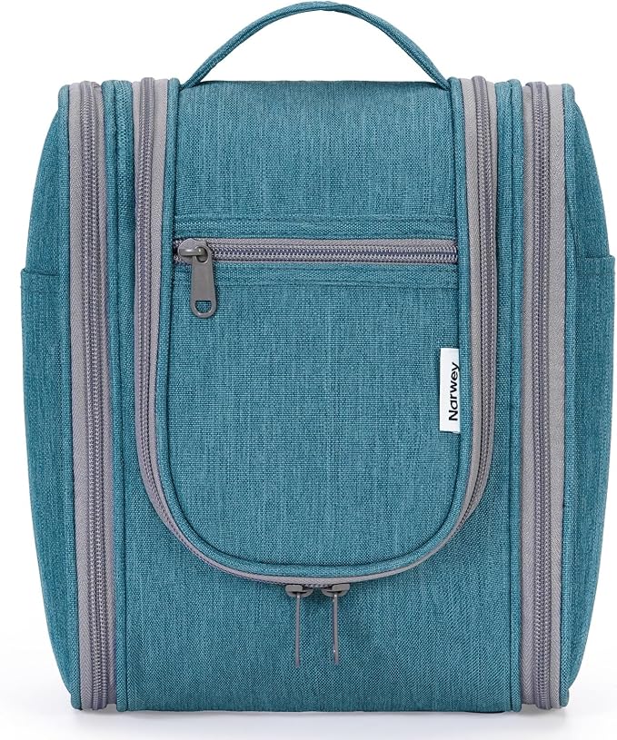 Narwey Small Hanging Travel Toiletry Bag Cosmetic Make up Organizer - Image 2