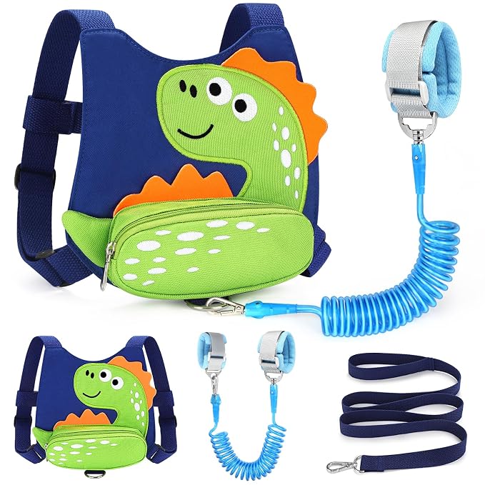Accmor Toddler Harness Leash, Cute Dinosaur Kids Harness Children Leash by Accmor