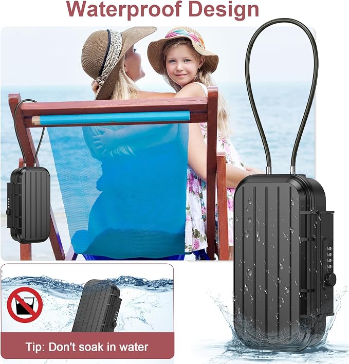 LOFICOPER Portable Lock Box, Beach Security Box - Image 3