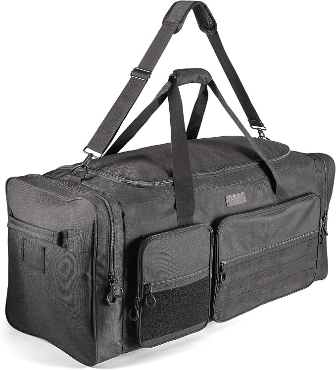 Fitdom 130L 36" Heavy Duty Extra Large Sports Gym Equipment Travel Duffle Bag by Fitdom