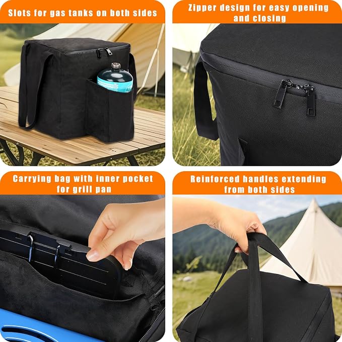 Portable 2 Burner Camping Stove Set - Image 5