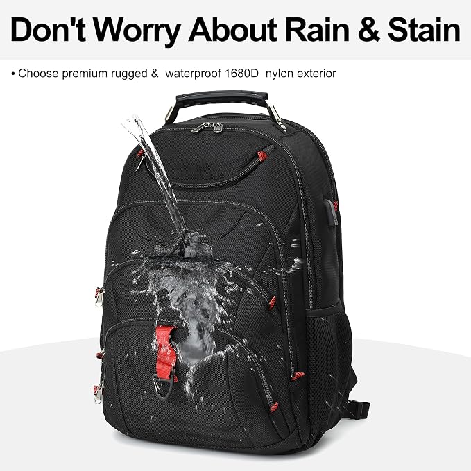 Boavan Laptop Backpack for men, 17.3 inch Laptop Bag - Image 6