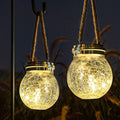 ROSHWEY Solar Lantern, 2 Pack Garden Decor Lights Waterproof Outdoor Lanterns by ROSHWEY