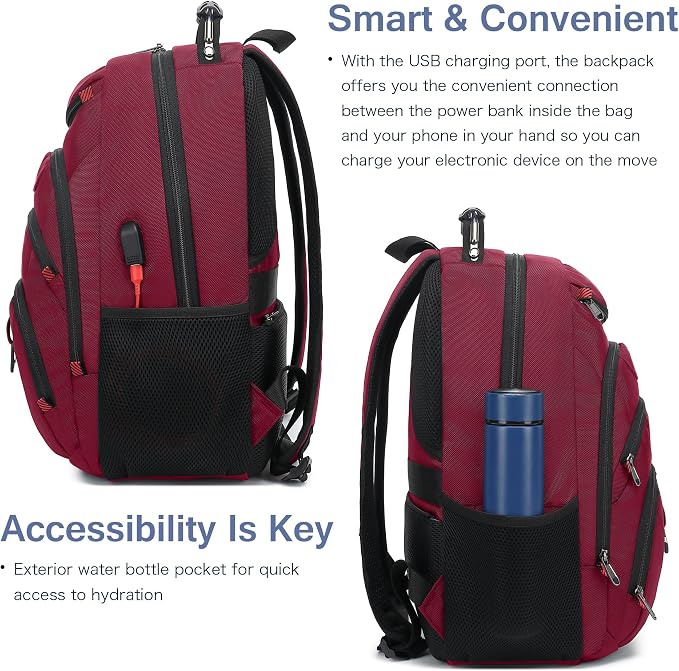 Boavan Laptop Backpack for men, 15.6 inch Laptop Bag - Image 5