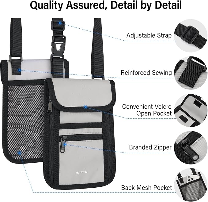 Hanke Passport Holder, Travel Wallet - Image 5