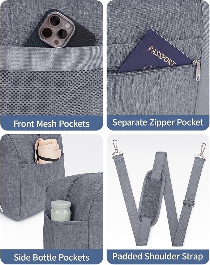 Narwey For Spirit Airlines Personal Item Bag 18x14x8, Small Duffle Bag for - Image 7