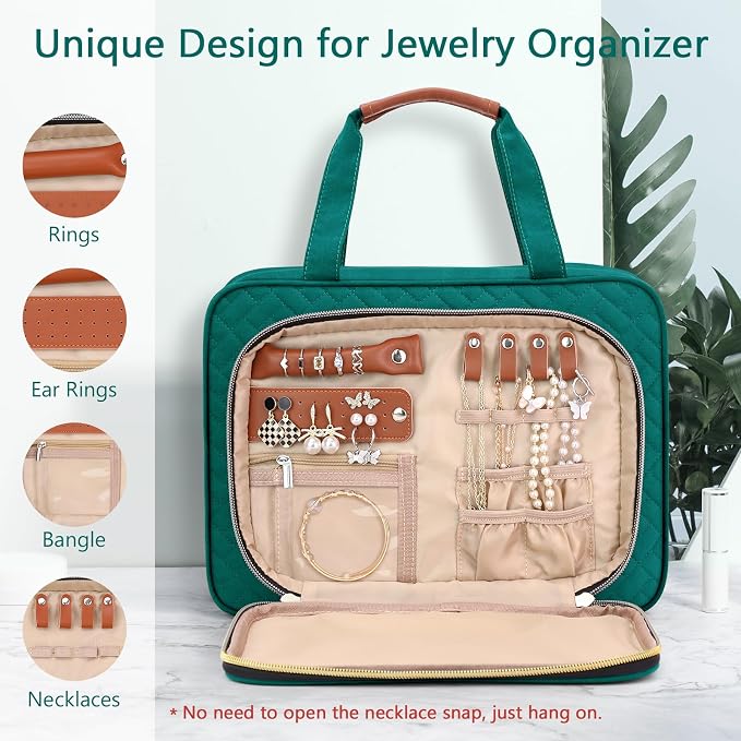 Wedama Toiletry Bag for Women, Hanging Travel Toiletry Bag - Image 2