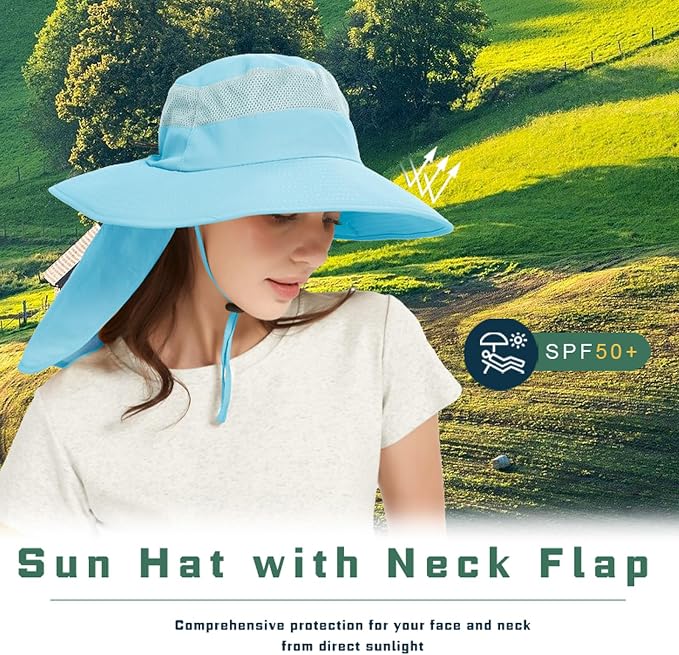 Fishing Hat Breathable Wide Brim Sun Hats - Image 2