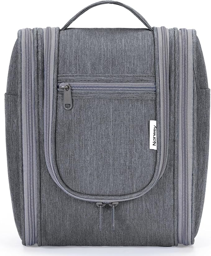 Narwey Small Hanging Toiletry Bag Women Travel Makeup Bag Organizer Toiletries - Image 2