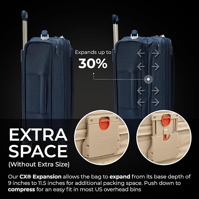 Briggs & Riley Global 21" Carry On Expandable Spinner - Image 3