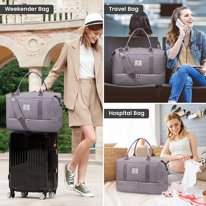 LOVEVOOK Travel Duffle Bag, Weekender Bags - Image 2