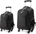 StarCloud 18-inch + 24-inch Checked Backpack Combo Set Large Rolling Backpack by STARCLOUD
