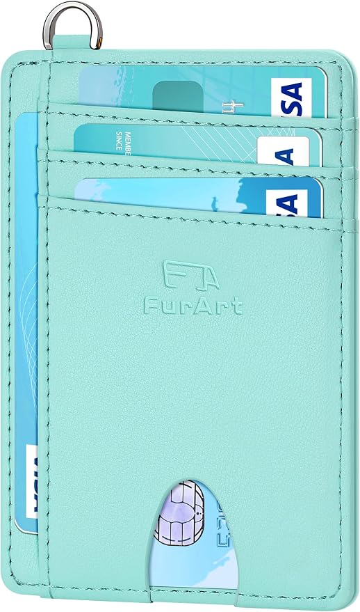 FurArt Slim Minimalist Wallet, Front Pocket Wallets, RFID Blocking, Credit Card by FurArt