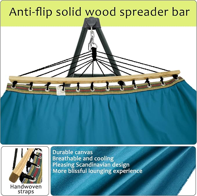 Tranquillo Hammock with Stand Heavy-Duty, Hammock Quick Fold Unfold, Steel - Image 7