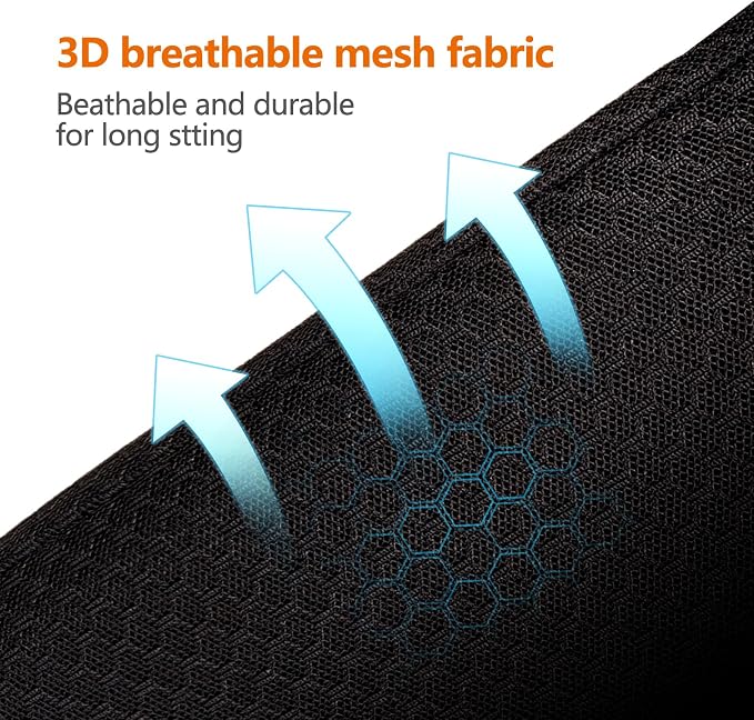 Sojoy Gel Seat Cushion, Portable Memory Foam Chair Seat Cushion - Image 8