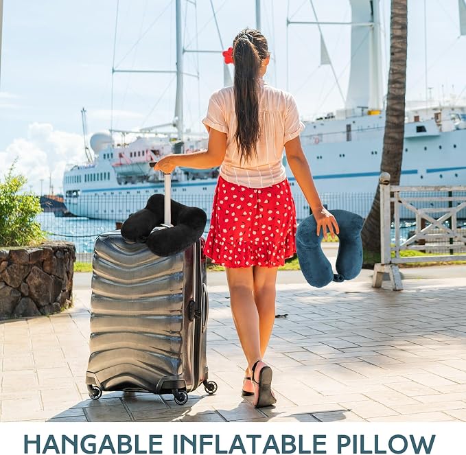 Sintuff 2 Pack Inflatable Travel Pillow - Image 5