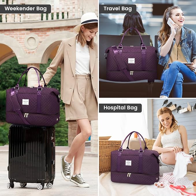 LOVEVOOK Travel Duffle Bag, Weekender Bags - Image 6
