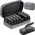 AUVON Canvas Bag XL Weekly Pill Organizer 2 Times a Day, Travel Pill Box 7 Day by AUVON