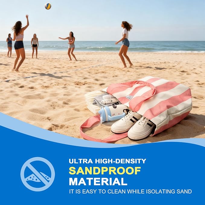 Beach Bags Waterproof Sandproof, XL Large Pool Tote Bag - Image 4