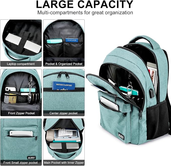 School Backpack for Teen Girls & College Students - Image 2