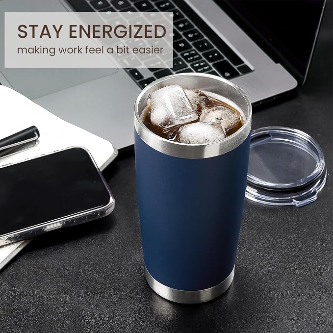MEWAY 20oz Tumbler 12 Pack Double Wall Vacuum Insulated Travel Mug Bulk - Image 4