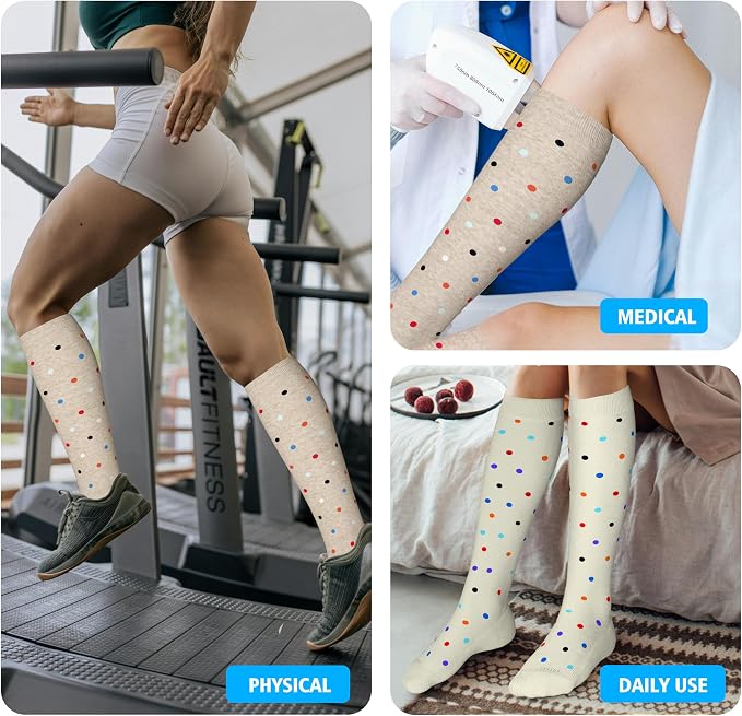 LEVSOX Thick Cotton Compression Socks - Image 7