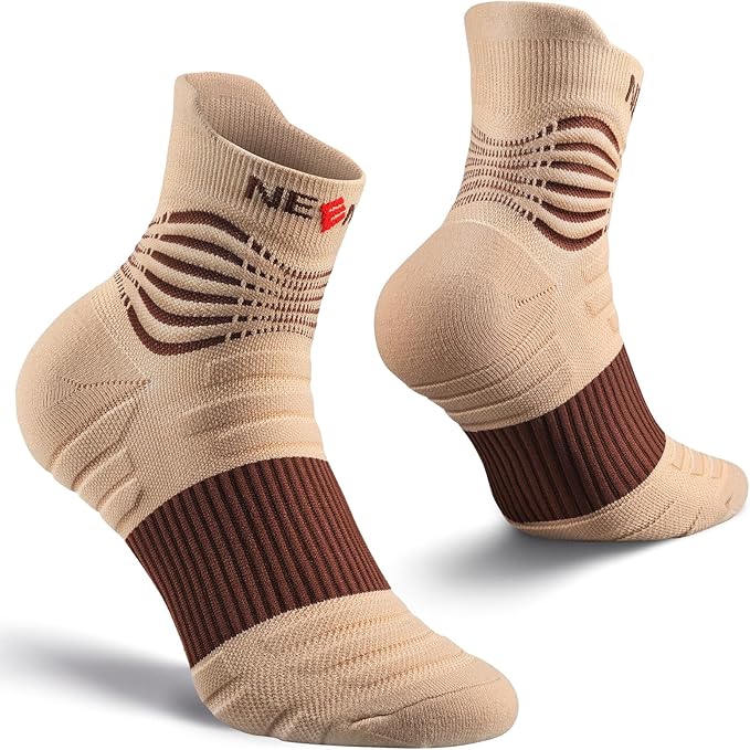 NEENCA Professional Compression Socks, Medical Athletic Ankle Socks by NEENCA