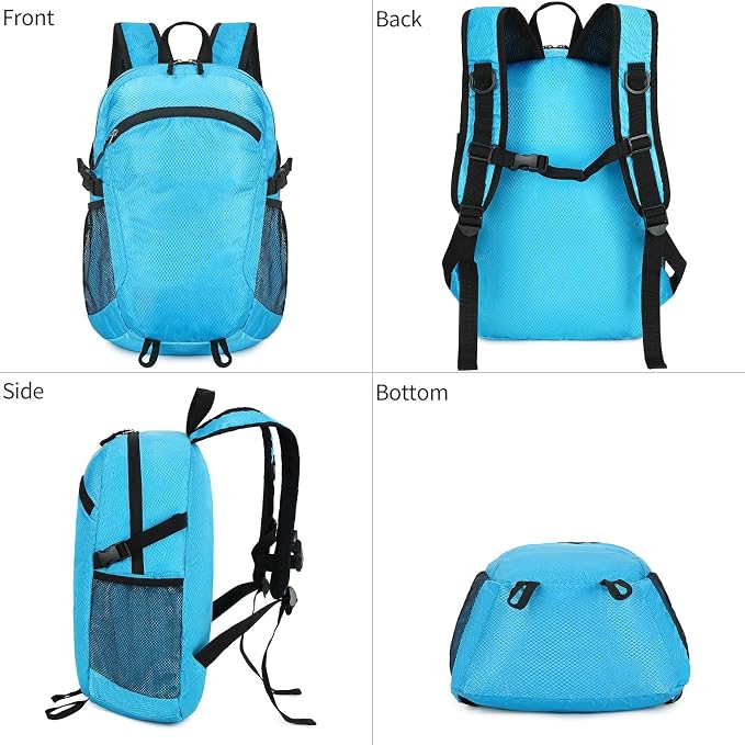Small Hiking Daypack, 15L Waterproof Hiking Backpack Packable Lightweight - Image 9