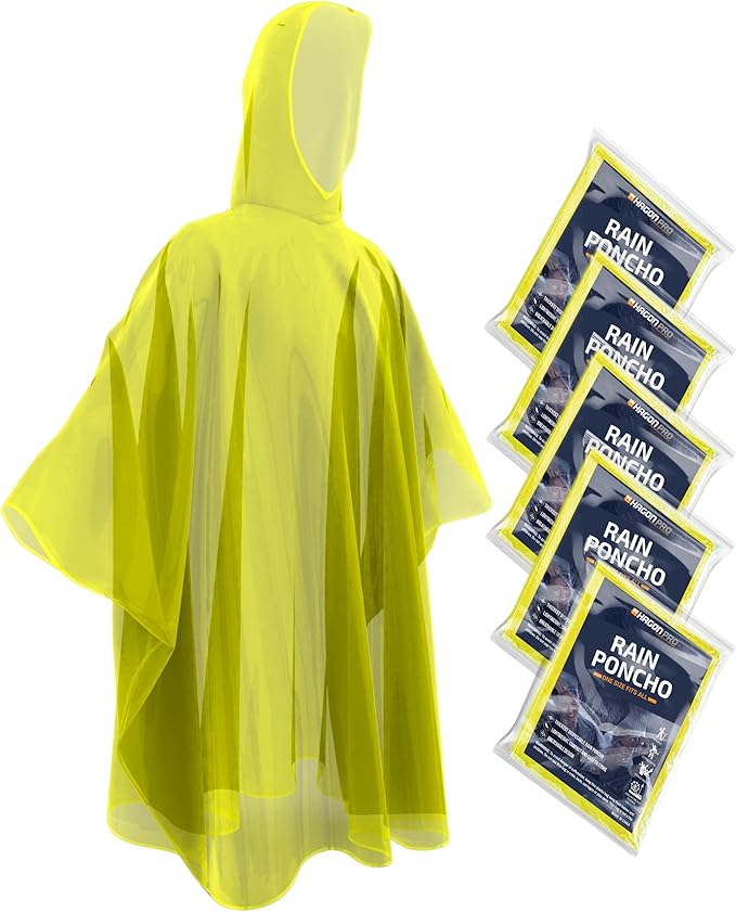 Hagon PRO Disposable Rain Ponchos by HagonPRO